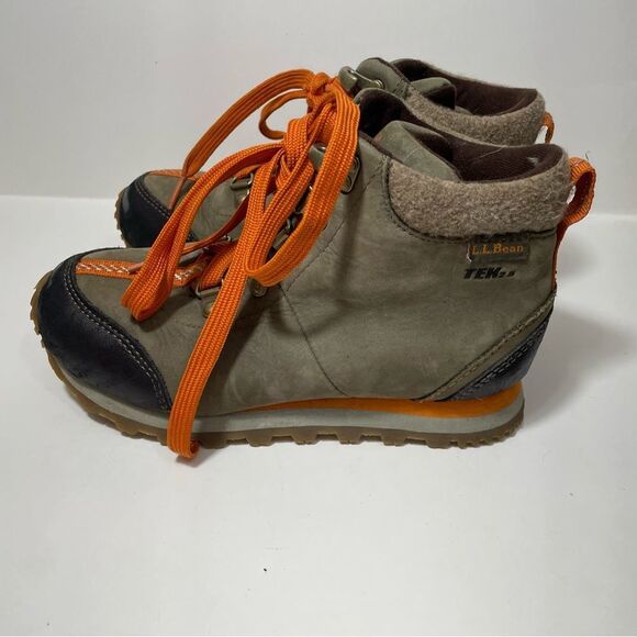 L.L Bean Brown Insulated Outdoor Hiking Boots - Picture 3 of 6